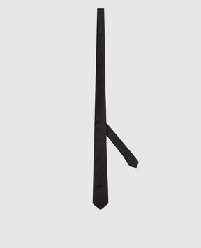 Saint Laurent Черный галстук из шелка 7200953Y043