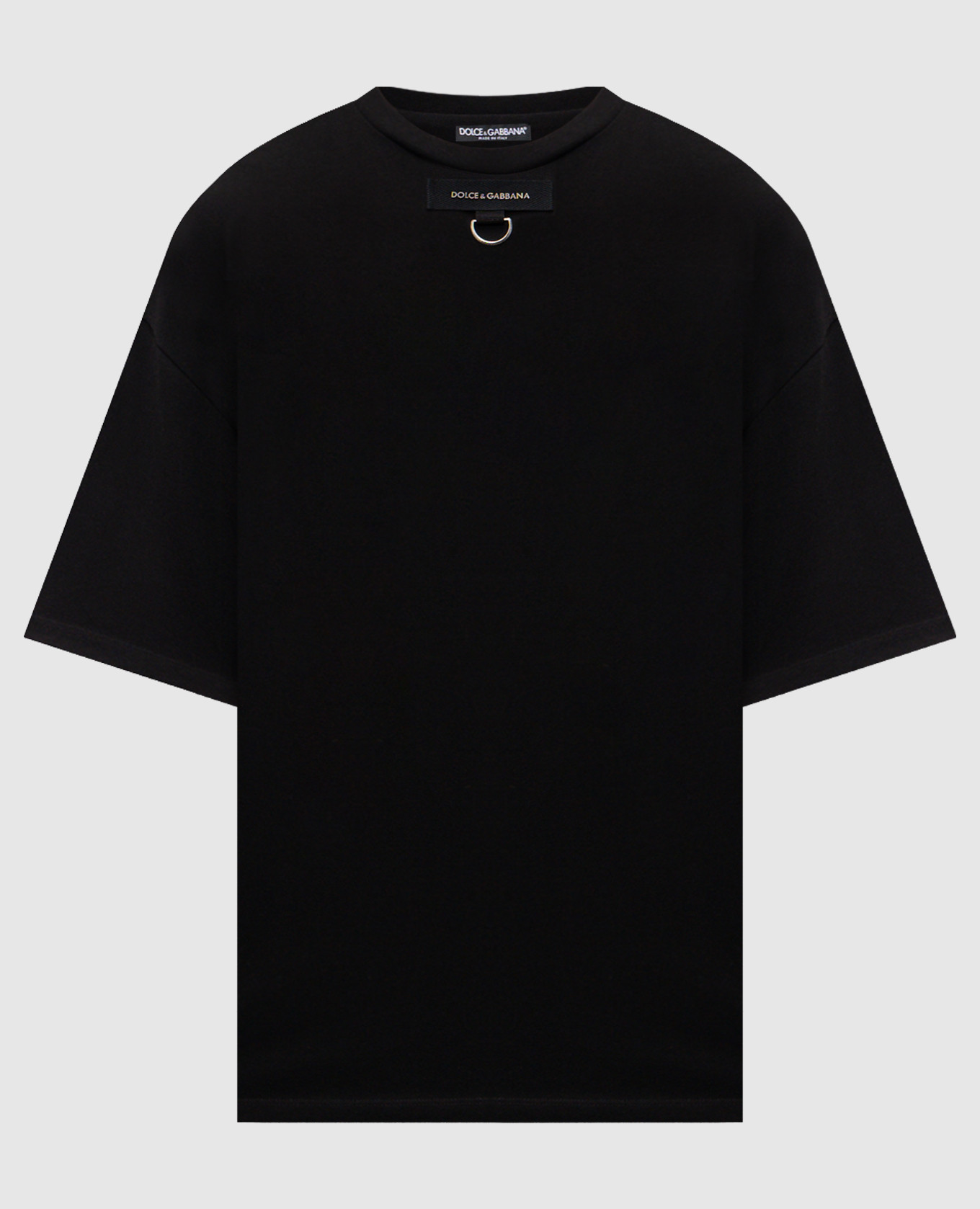 

Черная футболка с нашивкой логотипа, Черный, Футболки