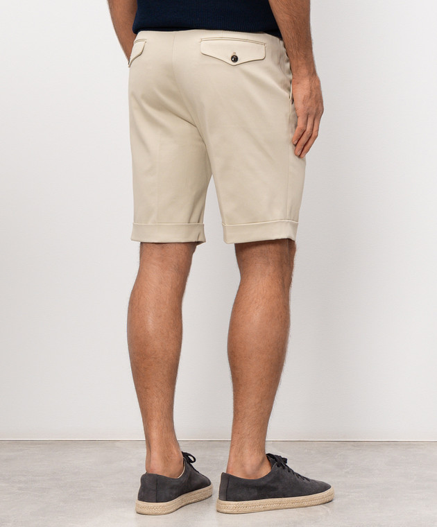 Pini Parma Бежеві шорти з відворотами TRBERBEIGE зображення 4
