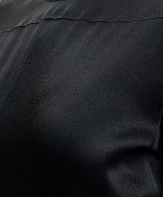 Victoria Beckham Чорна сукня асиметричного крою 1226WDR007229A зображення 4