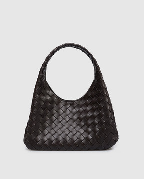 Bottega Veneta Коричневая кожаная сумка-хобо Campana 854248V4SC0