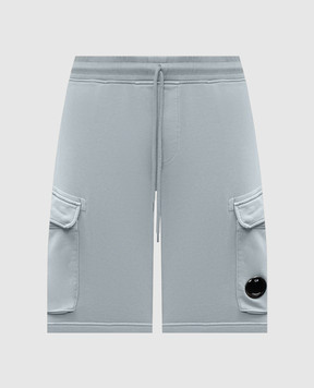 C.P. Company Блакитні шорти з логотипом MSB741A110044R