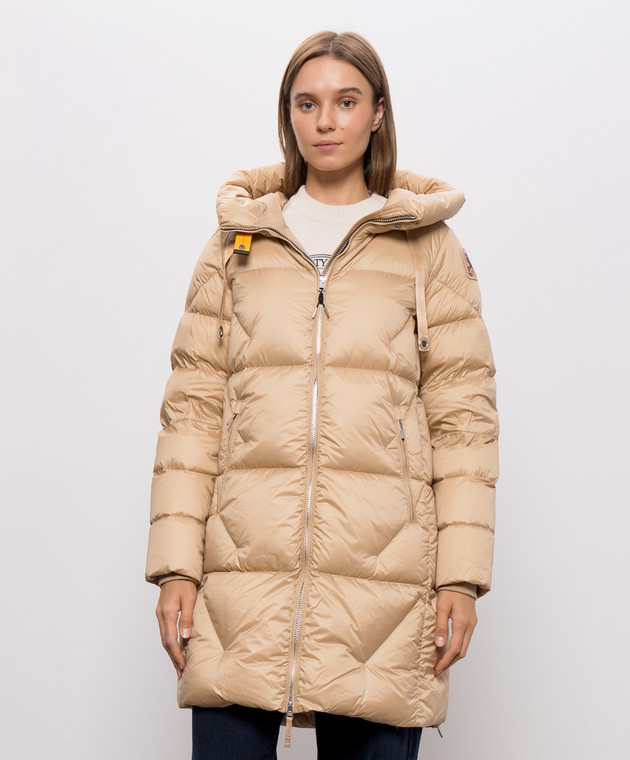 Parajumpers Бежевый пуховик Janet 26WPWPUHY33 изображение 3