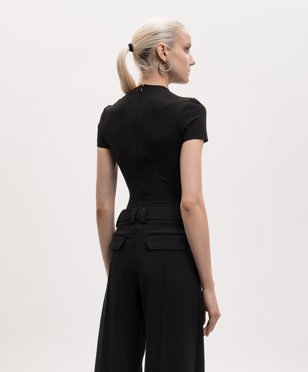 David Koma Черное боди с аппликацией SS26DK65BS изображение 4