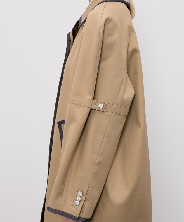 Thom Browne Бежевий плащ FOR114B07886 зображення 5