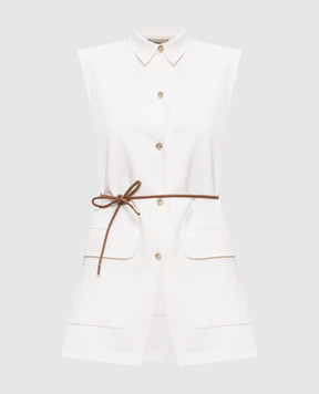 Herno Жилет кольору айворі CM000038D56035