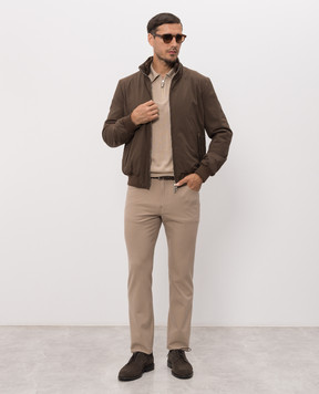 Stefano Ricci Бежеві штани з нашивкою MFT63B0090TR172P