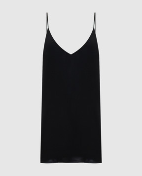 LISA YANG Чорний топ із шовку 2026301