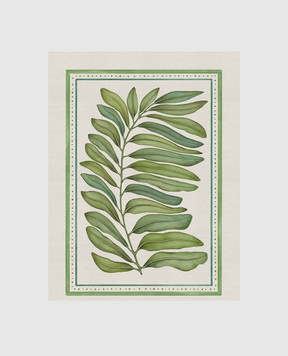 TESSITURA TOSCANA TELERIE Серое кухонное полотенце TAMARINDO из льна NC250013080037