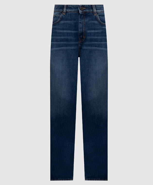 Max Mara Weekend Синие джинсы CEDRO с логотипом WKDCEDRO