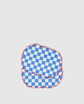 Bitossi Home Набор голубых столовых ковриков в клетку DAM00003