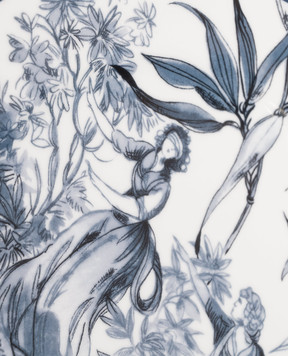 Baci Milano Біла порцелянова обідня тарілка PLA1VER01