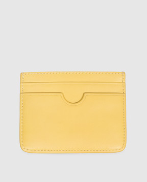 Ami Paris Желтый кожаный картхолдер USL702AL0138
