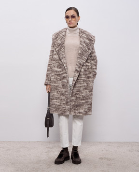 Peserico Бежевий светр з вовною альпаки S99045F0709192