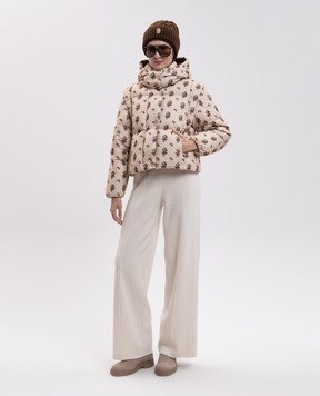 Moncler Бежевая пуховая куртка-трансформер Torcol L20931A00096599QN
