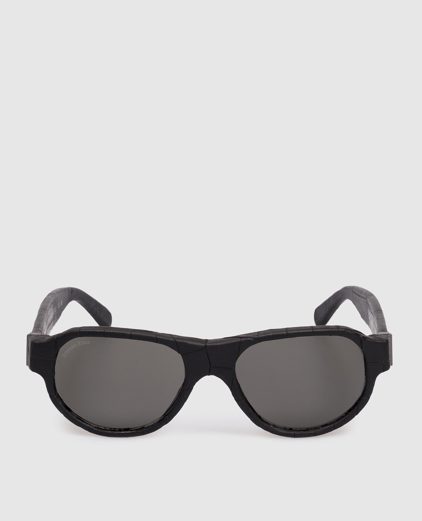 

Черные очки из кожи крокодила, Черный, Солнцезащитные очки