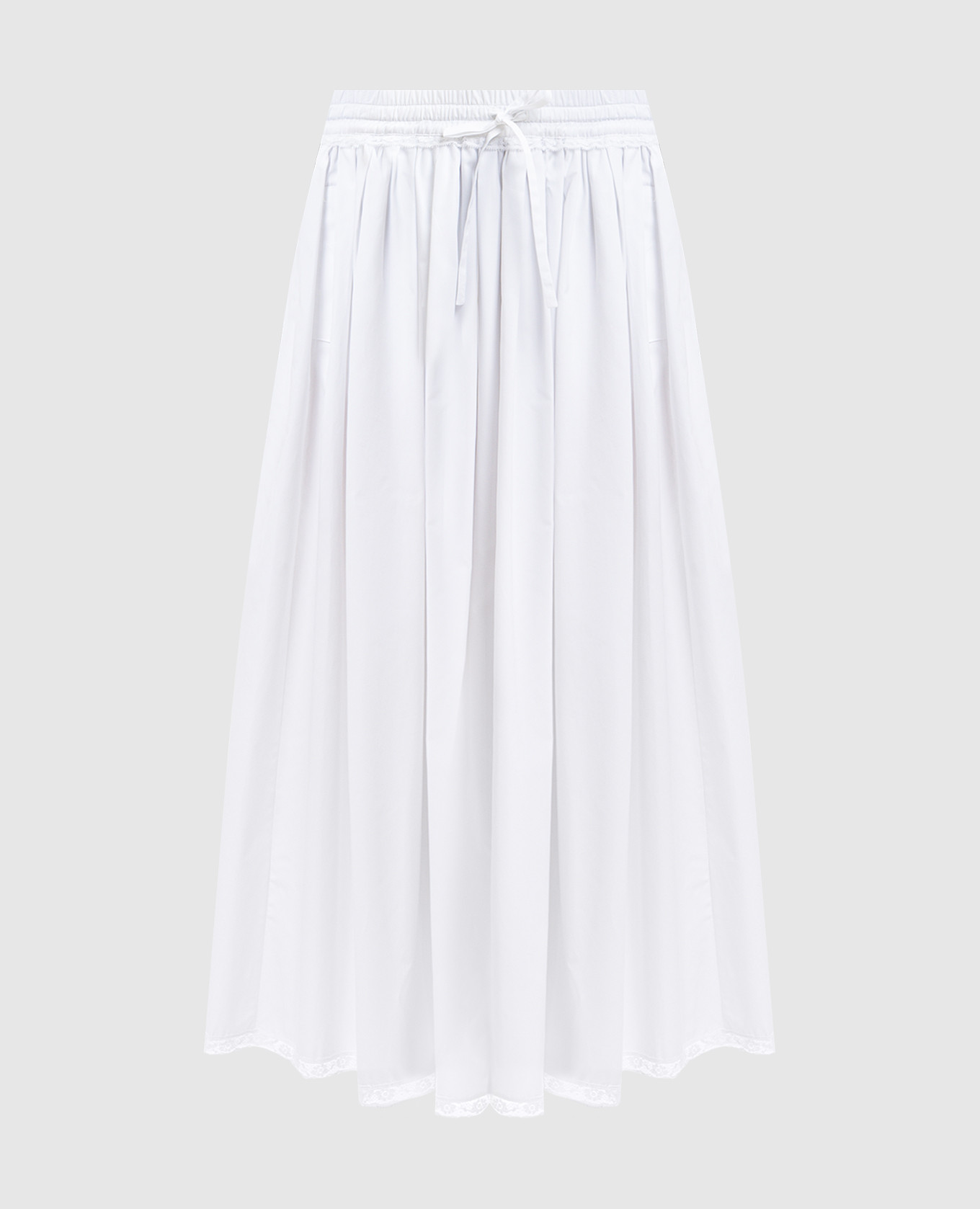 Біла спідниця максі