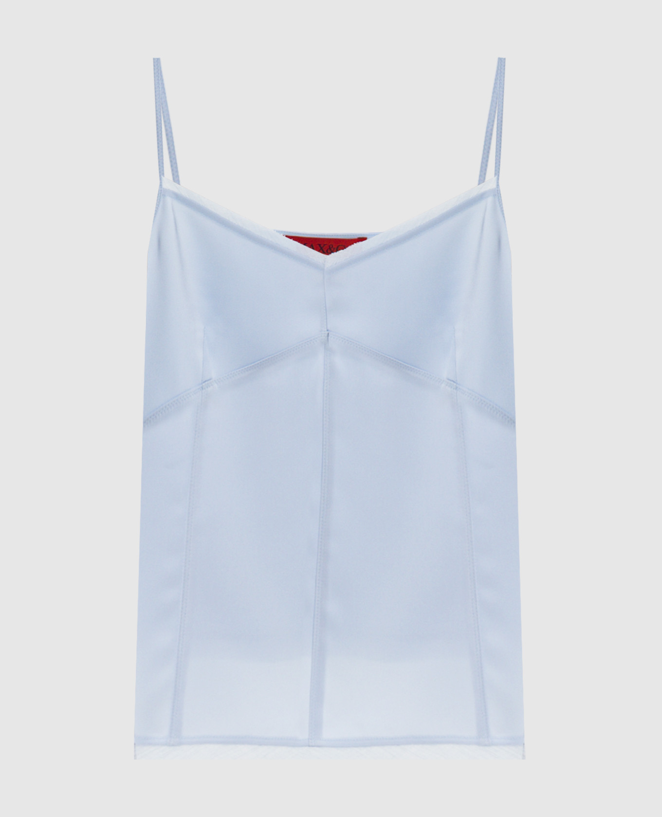 Голубой топ