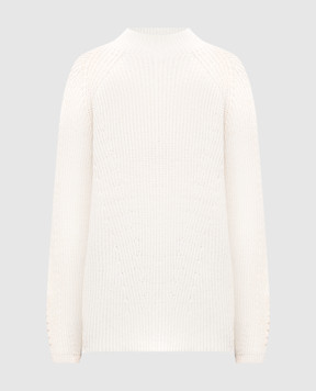 Twinset Білий светр з вовною альпаки 252TT3064
