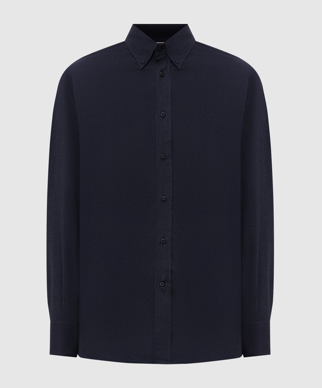Brunello Cucinelli Синяя рубашка MY6370038