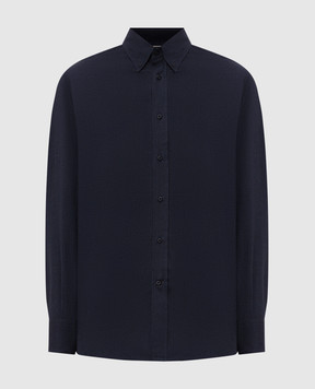 Brunello Cucinelli Синя сорочка MY6370038