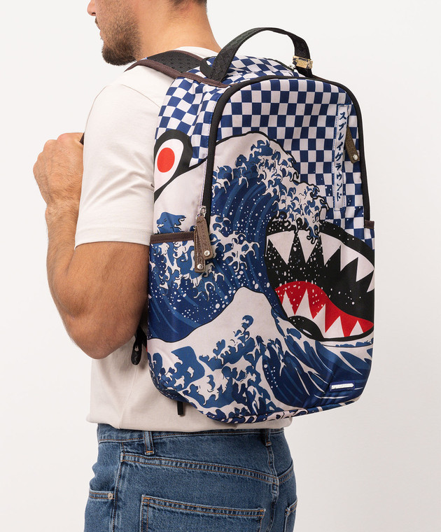 Sprayground Дитячий синій рюкзак ICHIMATSU-MOYŌ CAMOKAWA 910B8810NSZ зображення 2