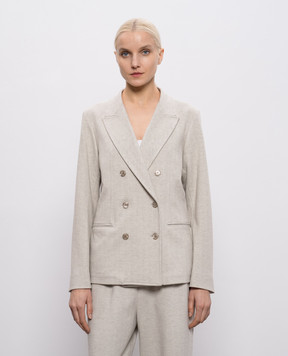 MooRER Сірий двобортний жакет ALERIAPAR