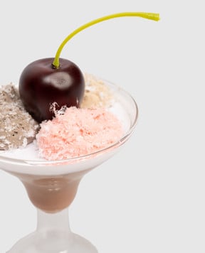 Shishi Елочная игрушка Bowl with Three Ice-Cream Balls with Cherry 70010