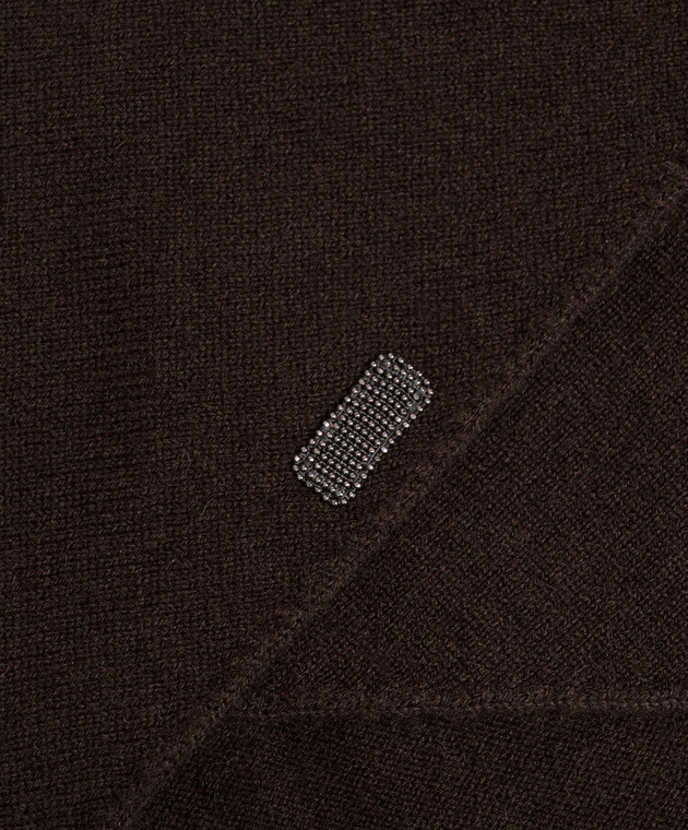 Brunello Cucinelli Коричневий бактус з кашеміру M12201889 зображення 3