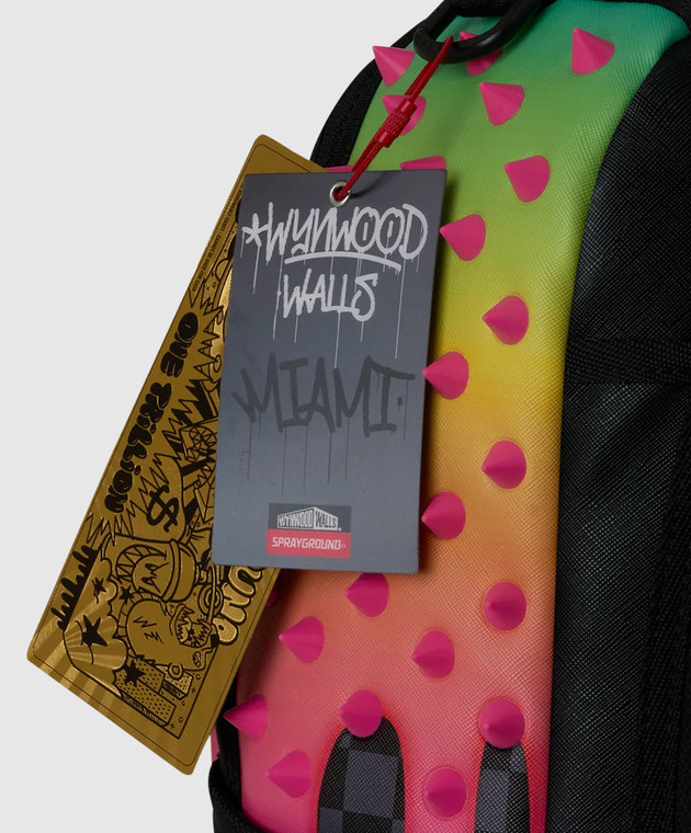 Sprayground Детский черный рюкзак WYNWOOD WALLS COLLAB DAN LAM DRIPS 910B6685NSZ изображение 4