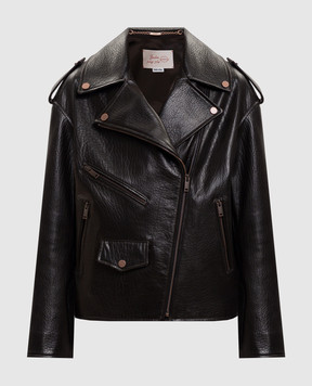 Babe Pay Pls Темно-коричнева шкіряна косуха 2518ARIZONA