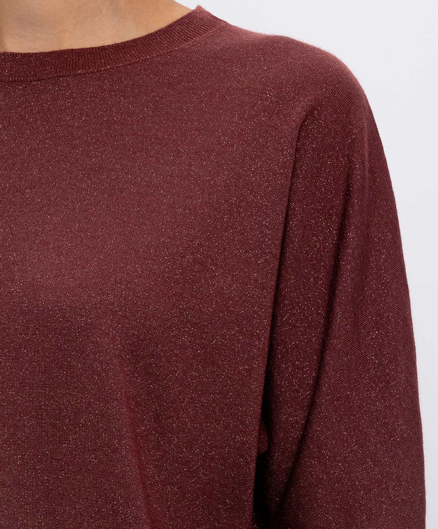 Brunello Cucinelli Футболка с кашемиром и шелком M41835700P изображение 5
