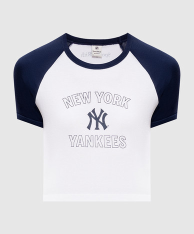 Укороченная футболка Yankees Arch Baby