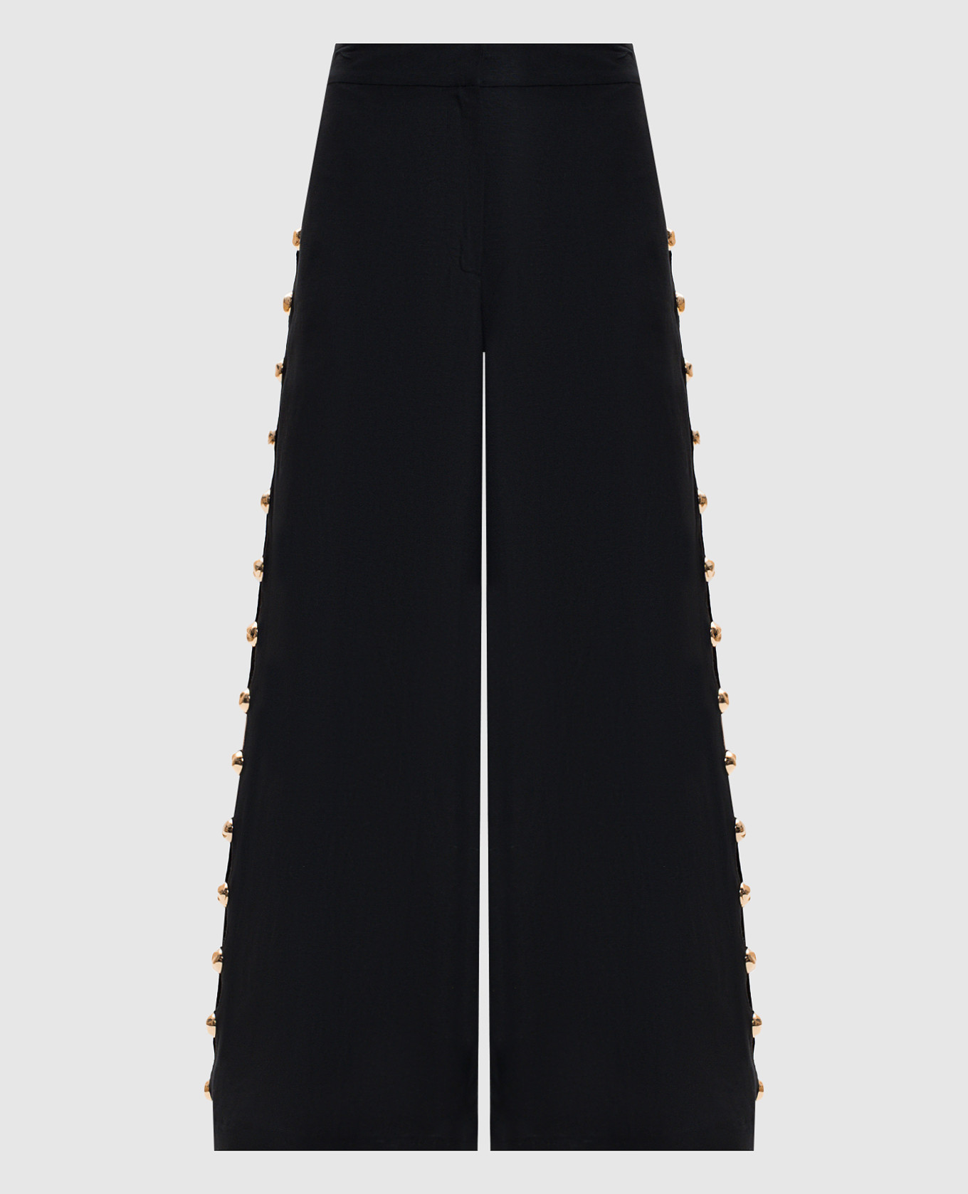 Чорні штани Cayman з льоном