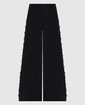 Simkhai Чорні штани Cayman з льоном 1264122SW