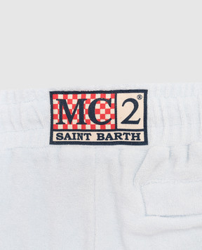 MC2 SAINT BARTH Детские голубые махровые шорты Randle Sponge RANL00800146L