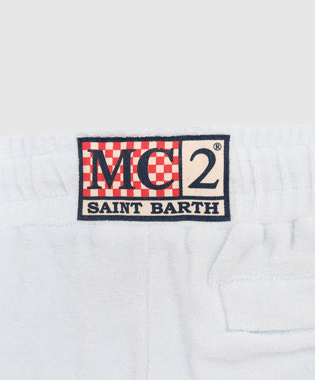MC2 SAINT BARTH Детские голубые махровые шорты Randle Sponge RANL00800146L изображение 3