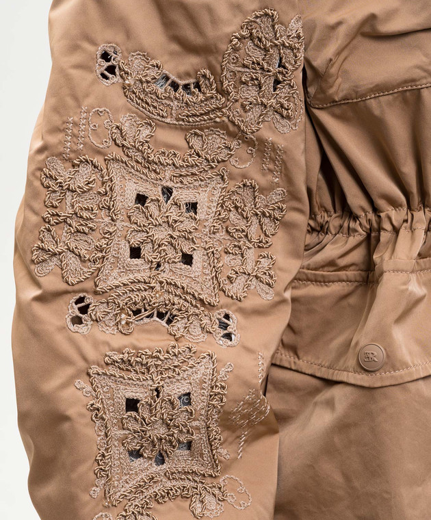 Ermanno Scervino Бежевая куртка D480D705RUUJ изображение 5
