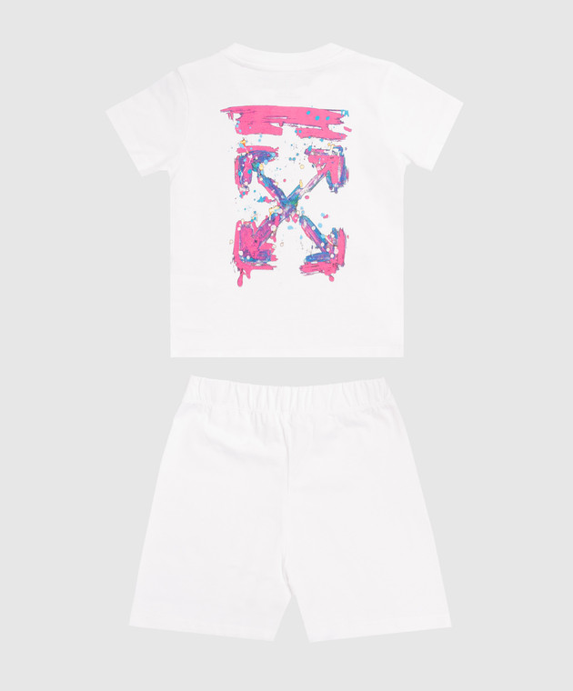 Off-White Дитячий костюм з логотипом та емблемою 44G2X00BS26J001 зображення 2