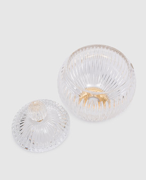 Treesseci Кришталевий органайзер для ватних дисків та паличок Elegance EL48ACRGD