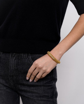 Lynyer Позолоченный браслет Ravi Lune с кристаллами LYNRAVLUNBRAC