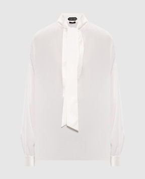 Tom Ford Белая блуза из шелка CA3333FAX1703