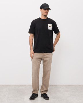 Iceberg Бежеві джинси з нашивкою логотипа 2SC10148