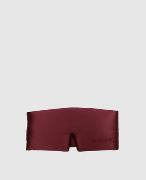 Dore & Rose Бордова маска для сну із шовку DEEPSLEEPMASK