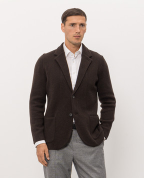 Cashmere&Whiskey Чорний блейзер з кашеміру MU9471312341R