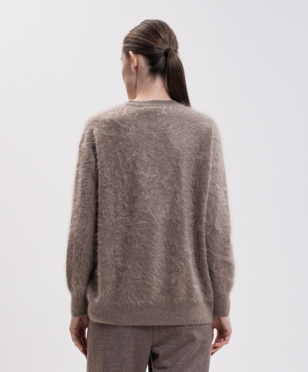 Max Mara Коричневий светр CHICCA з кашеміру SMMCHICCA зображення 4