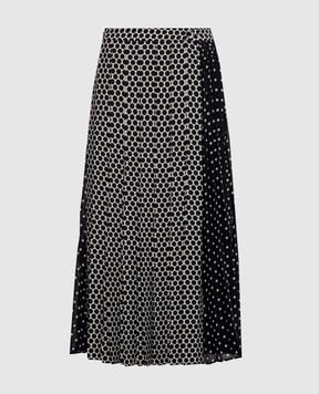 Max & Co Черная юбка на запах в горох MCORICAMO