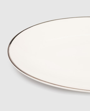 Geminiano Cozzi 1765 Біла овальна порцелянова тарілка Ducale TTCFL20269071