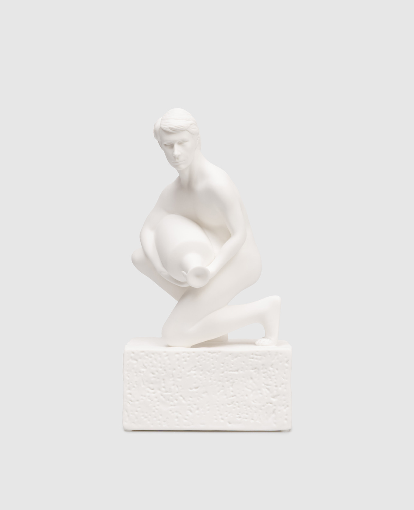 

Декоративная фарфоровая статуэтка Zodiac Aquarius man, Белый, Декор