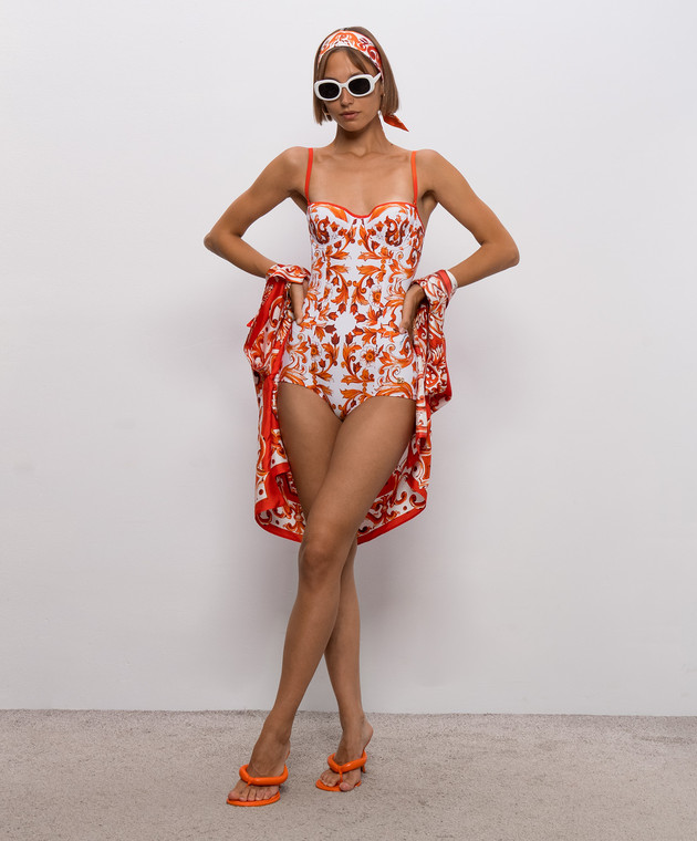 Dolce&Gabbana Купальник в брендовий принт O9A13JONO19 зображення 2